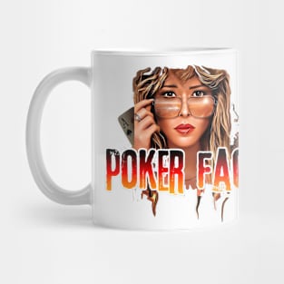 poker face tv series, Natasha Lyonne fan graphic design by ironpalette Mug